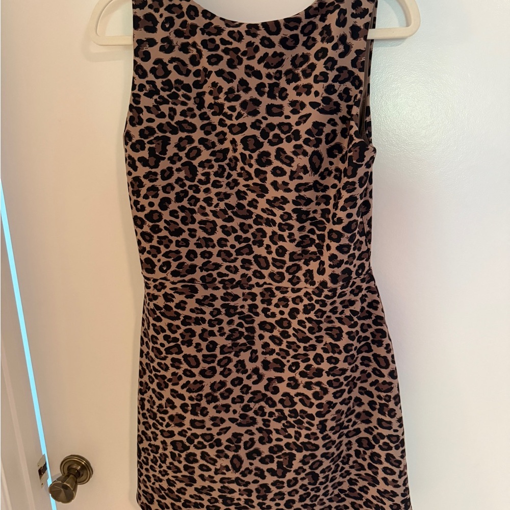 Abercrombie & Fitch Animal Print Mini Dress